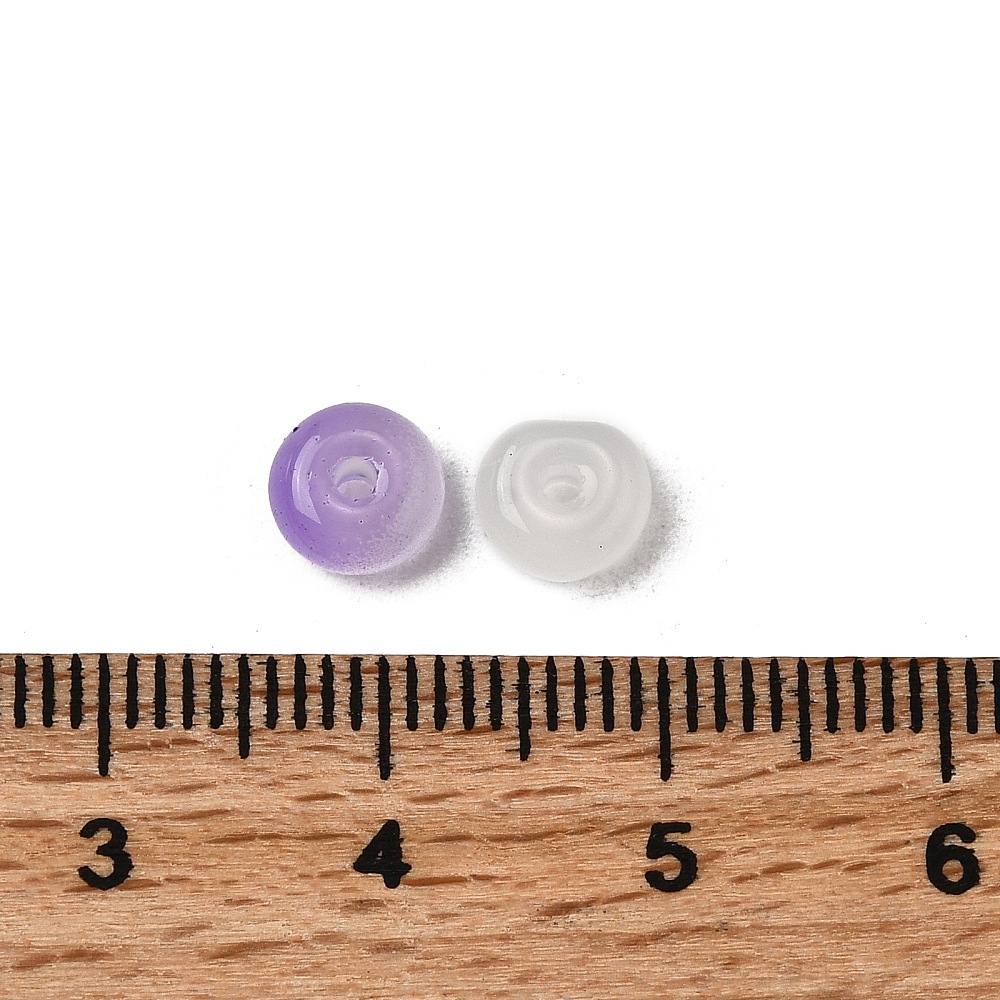Glasperlen Abacus Jade-Imitation Rondell FLIEDER MIX 6,5x3,5mm 220 Stück / Dose