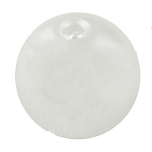 Wachsperle weiß, 25 mm, per Stück