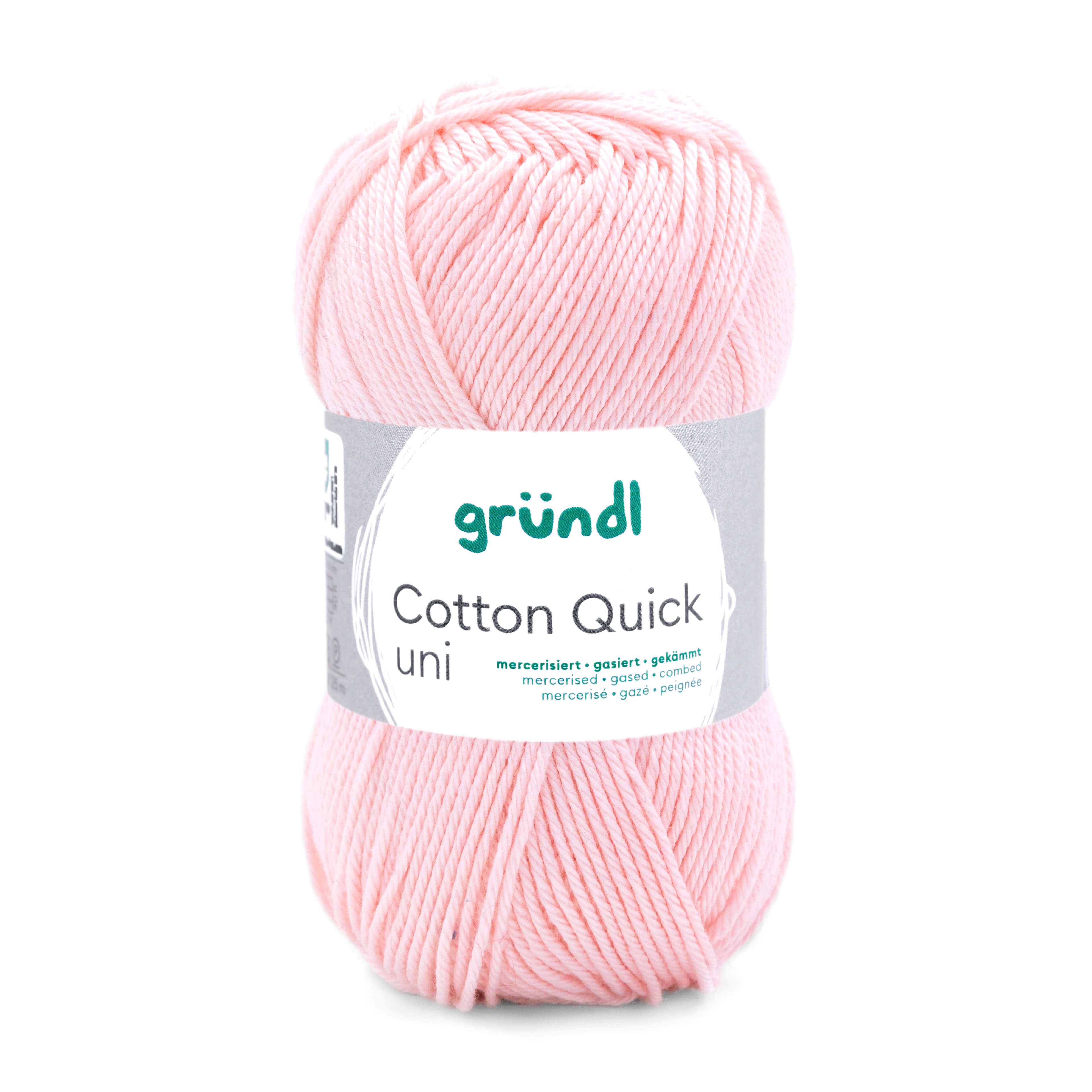 Cotton Quick Uni 100 % Baumwolle mercerisiert gasiert gekämmt 50g/125m Cotton Quick Uni 100 % Baumwolle mercerisiert gasiert gekämmt 50g/125m