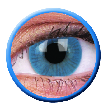 Kontaktlinsen Basic Blue 0.00 Dpt. 2 Stück