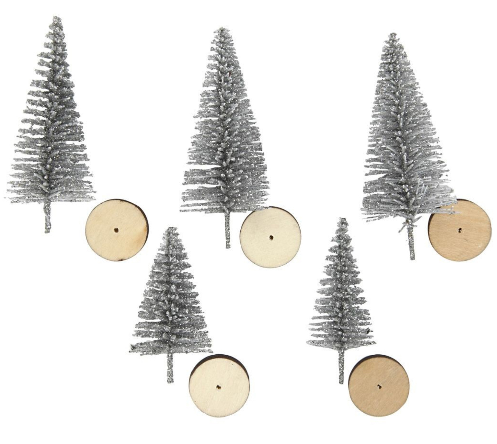 Weihnachtsbäume H 40+60mm Miniaturbäumchen