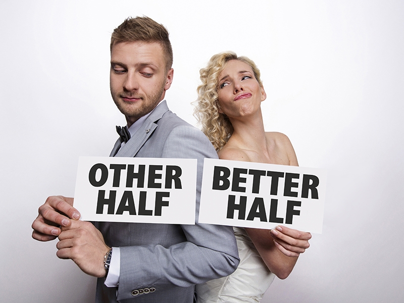 Schilder : Other Half, Better Half , 27x14,5cm, 2 Stück/Packung