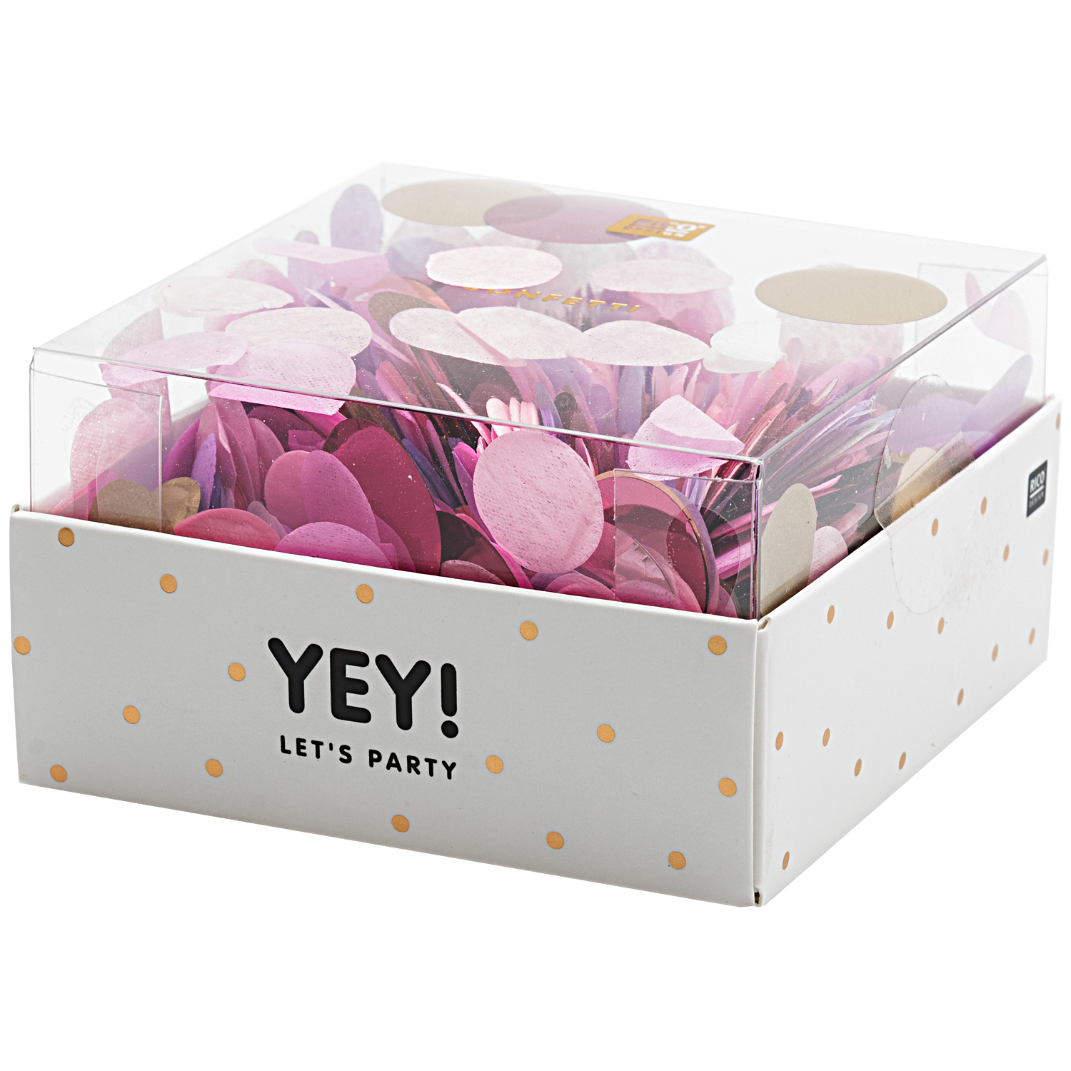 Konfetti rosa Mix 20g Confetti Papierkonfetti Folienkonfetti Seidenpapierkonfetti 