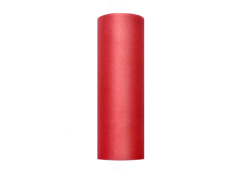 Tüll Tulle Plain 0,15x9m rot