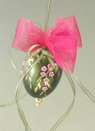 Eier mit Miniblütenranken, 6 cm