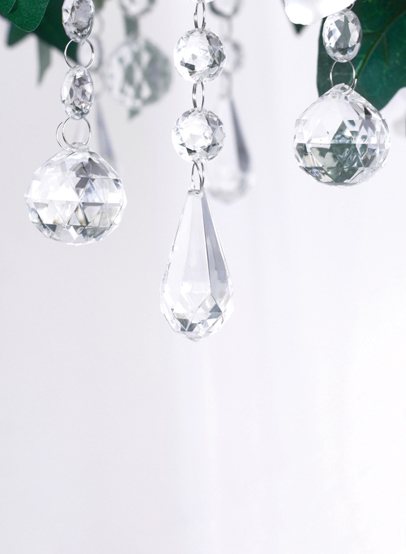 Tropfen Anhänger Pendants Drops glasklar 23x51mm 5 Stk. Sonnenkristall