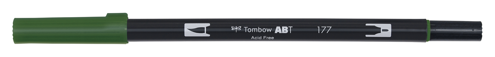 Tombow Art Brush Pen, dark jade