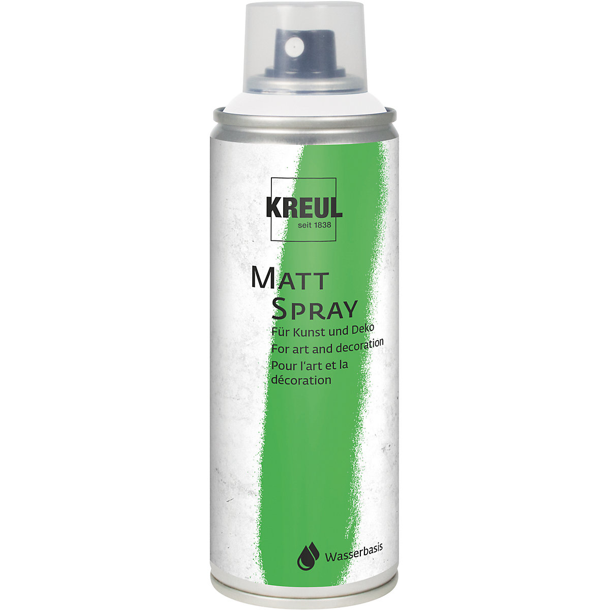 KREUL Matt Spray Acrylsprühfarbe Wasserbasis styroporfest 200ml