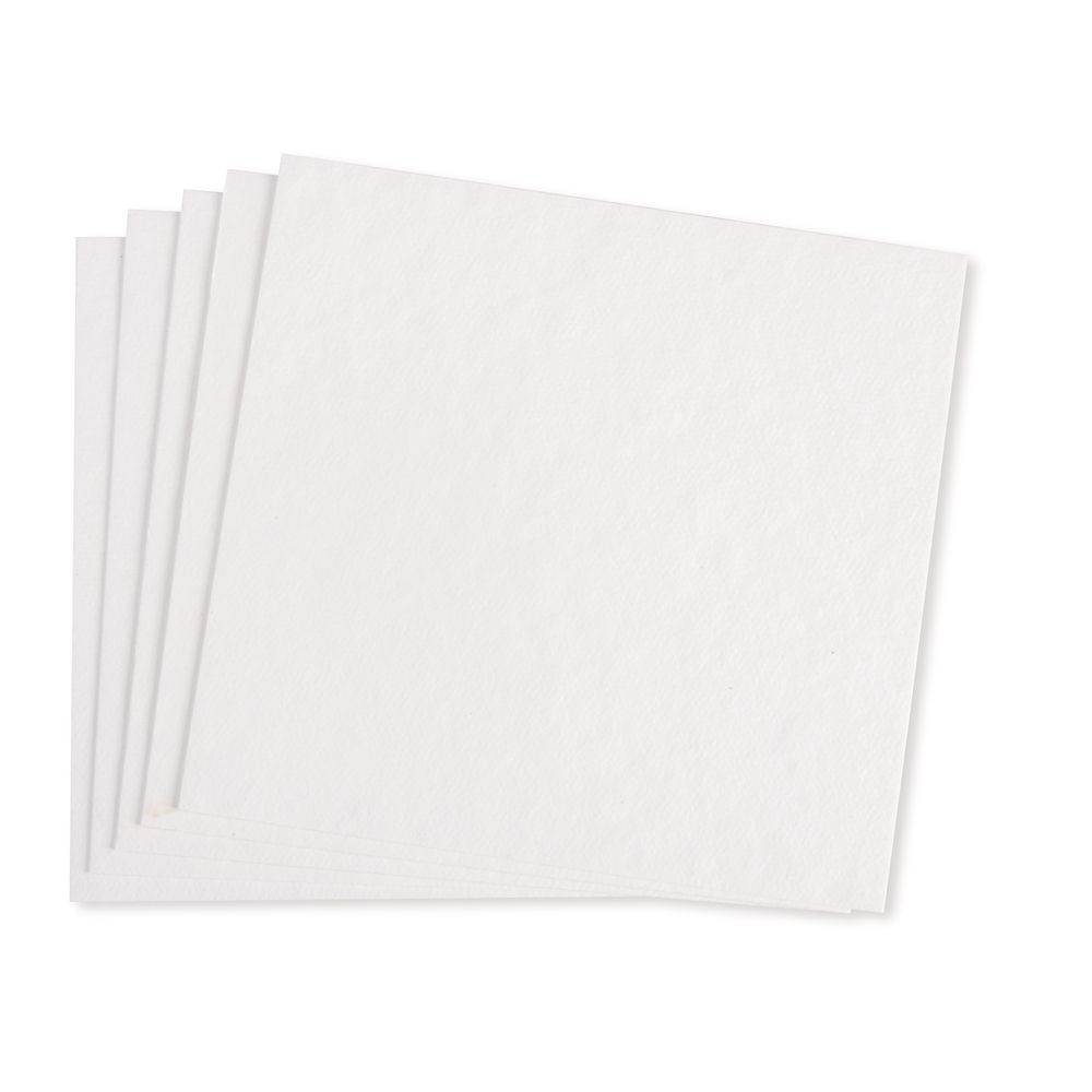 Zellstoffplatten weiß 20x21cm 5 Stück