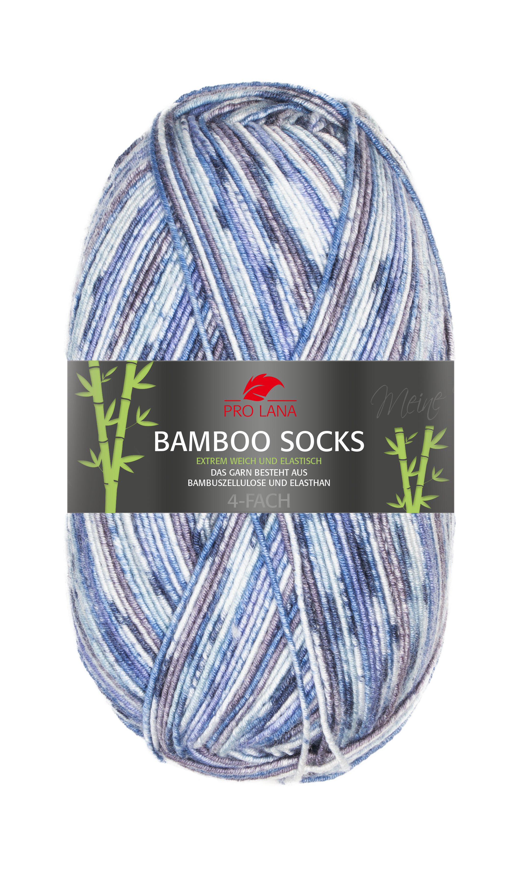 Bamboo Socks blau meliert 