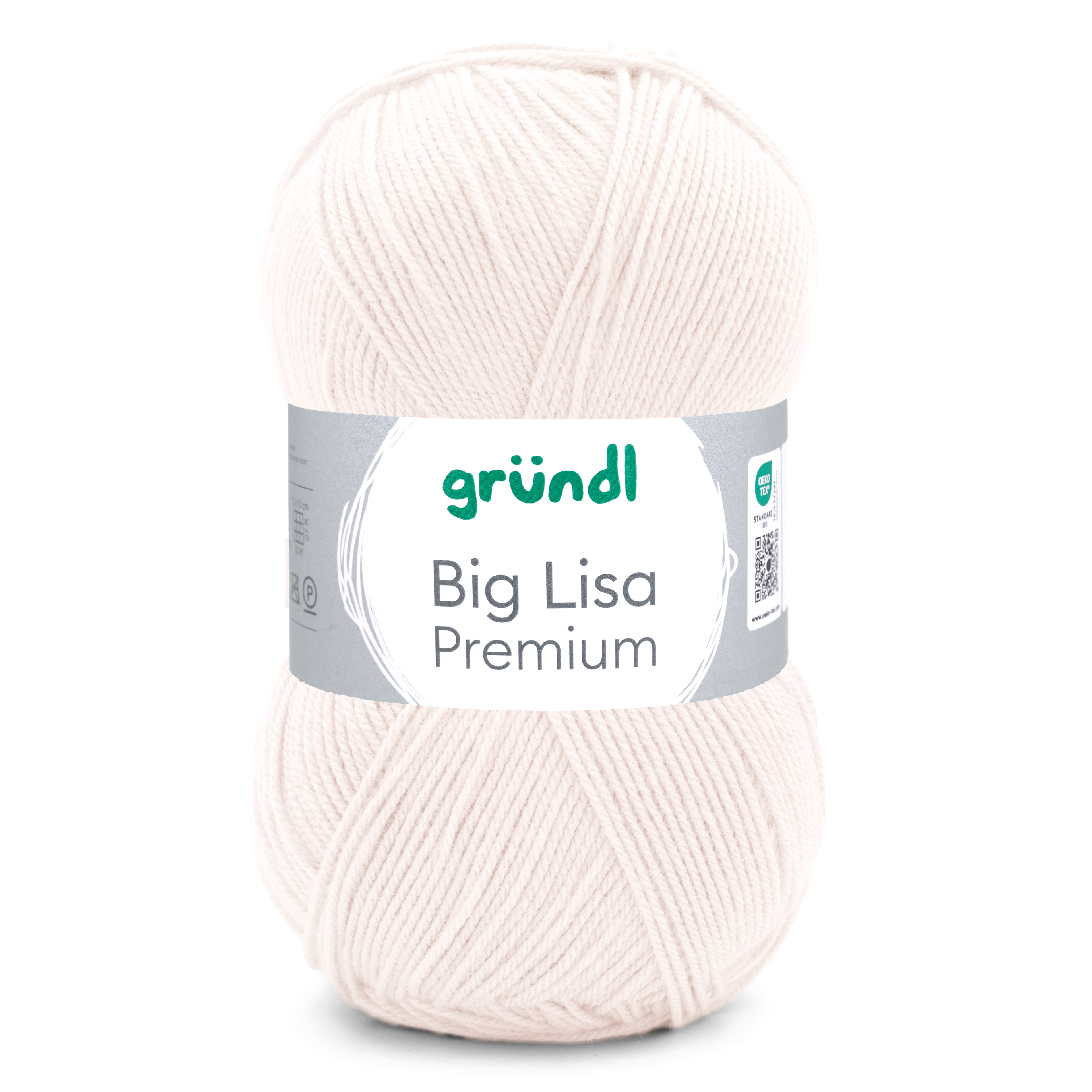 Gründl Big Lisa Premium Wolle CREME 100% Polyacryl 250g 665m Gründl Big Lisa Premium Wolle CREME 100% Polyacryl 250g 665m