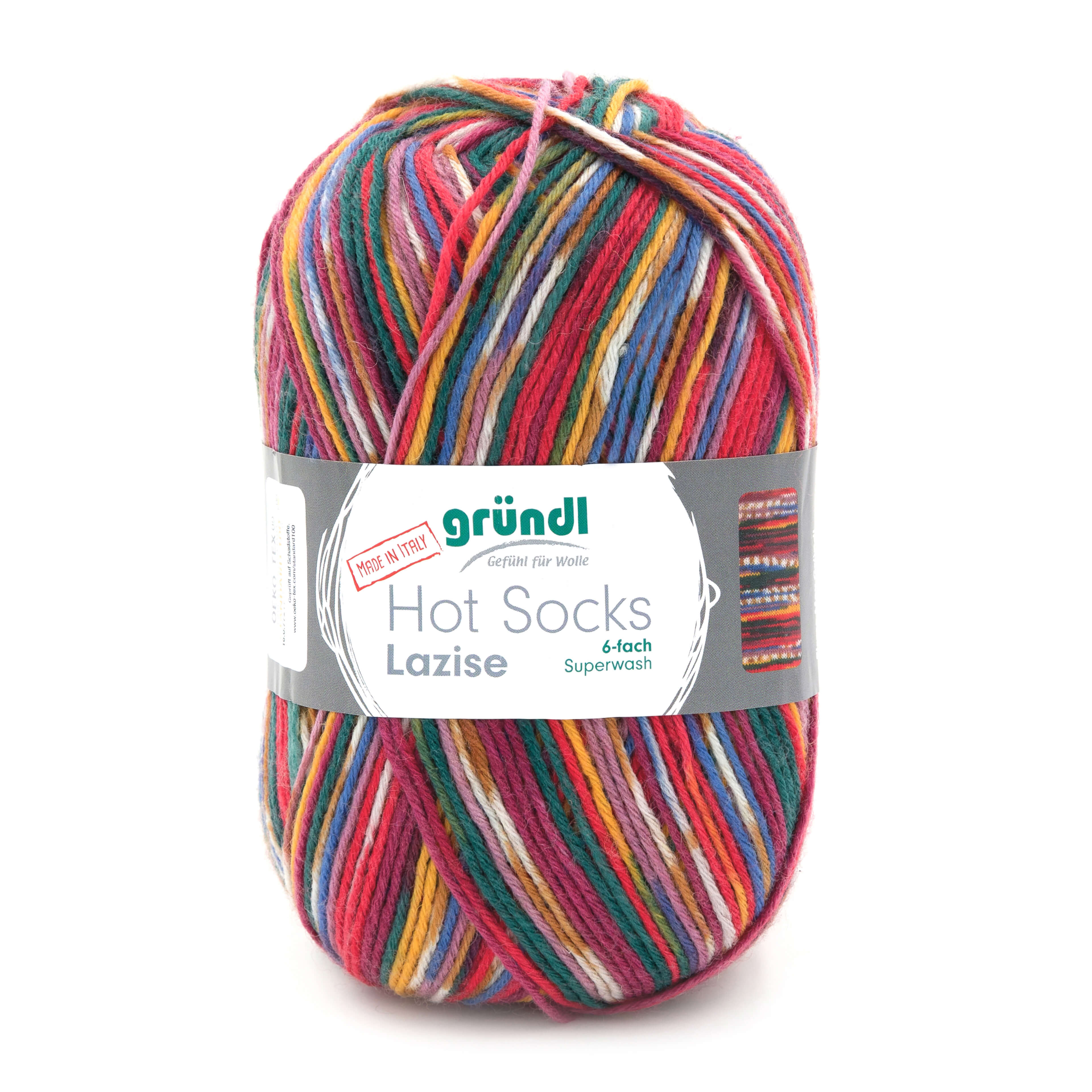 Gründl Hot Socks Lazise 6-fach superwash Gründl Hot Socks Lazise 6-fach superwash