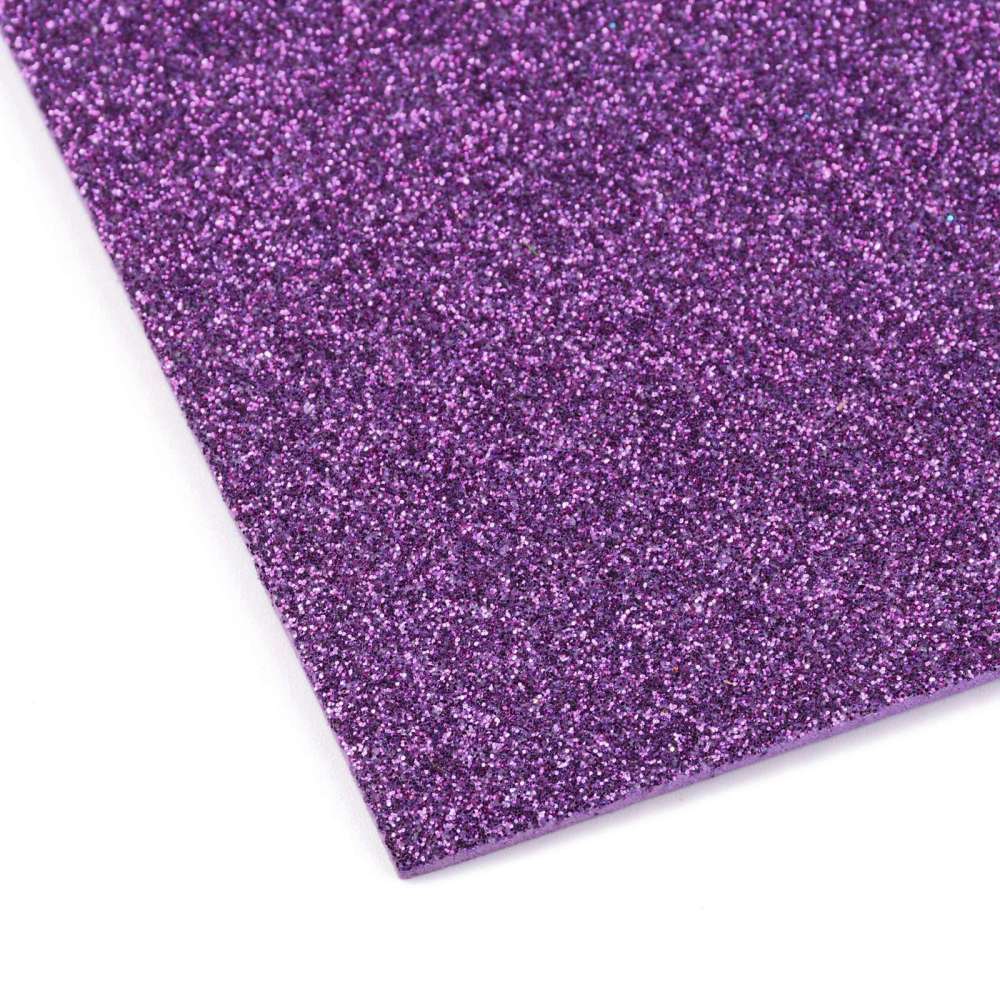 Moosgummi Glitter A4, 2mm 20x30cm, Glimmermoosgummi, per Stück