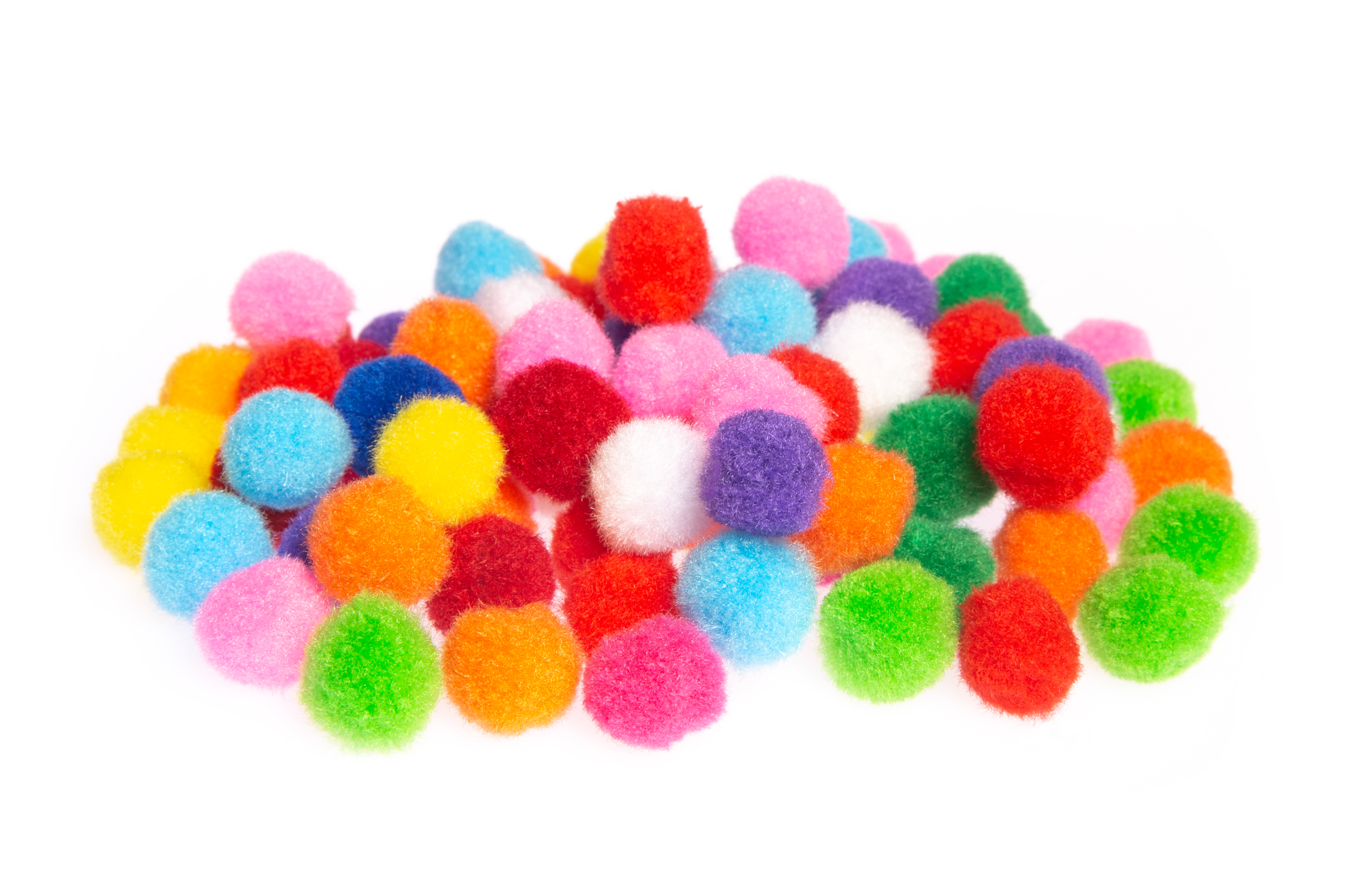 Pompons Mixpackung bunt 