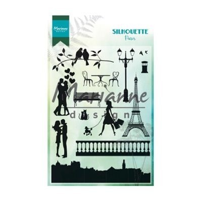 Silikonstempel Marianne Design Clear stamps Silhouette Paris A6