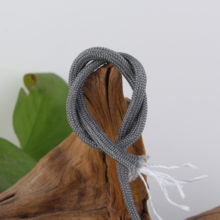 Paracord Kordel UNI GRAU einfärbig 4mm 100m/ Bund  