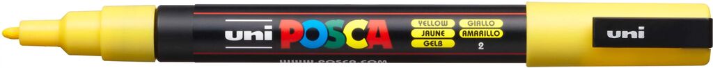 UNI POSCA Marker PC-3M GELB Rundspitze 0,9-1,3mm UNI POSCA Marker PC-3M GELB Rundspitze 0,9-1,3mm