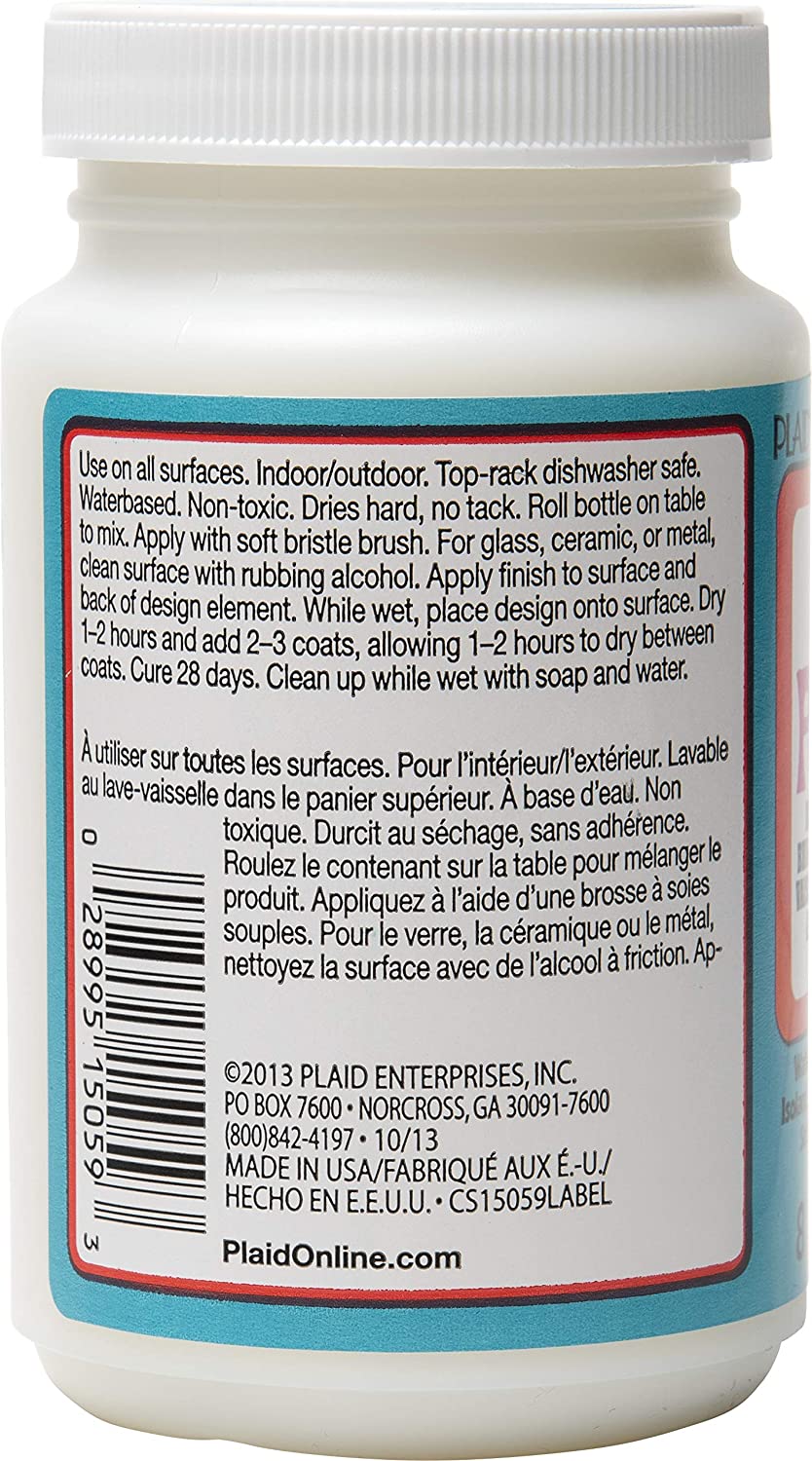 Mod Podge Dishwasher Safe Gloss Klarlack geschirrspülerfest 236ml