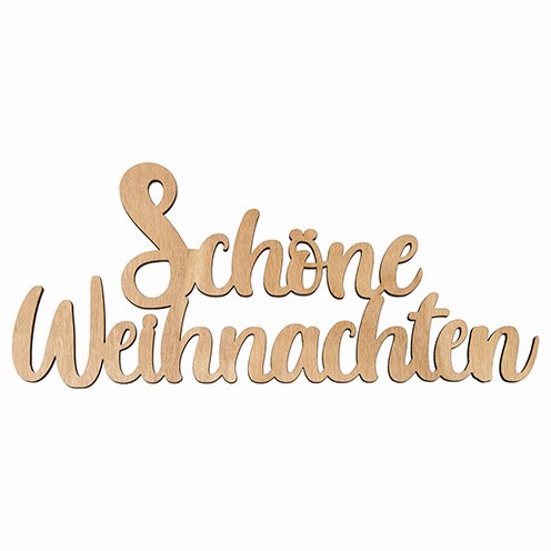 Holzschriftzug Schöne Weihnachten 31,3 x 13 cm Holz natur mit Magneten auf der Rückseite Holzschriftzug Schöne Weihnachten 31,3 x 13 cm Holz natur mit Magneten auf der Rückseite