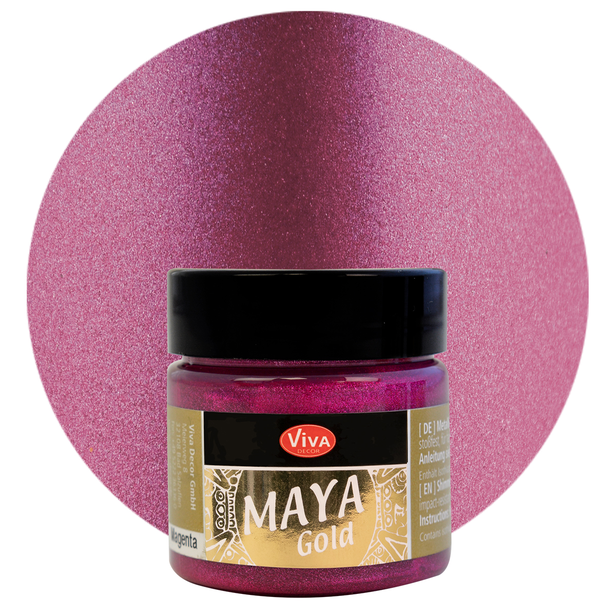  Maya Gold, 45ml  Metallicfarbe 