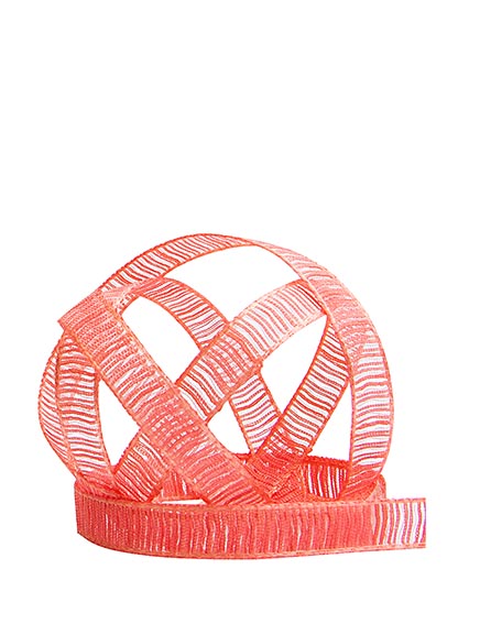 Chiffonband 10mm gestreift 1m Chiffonband 10mm gestreift 1m