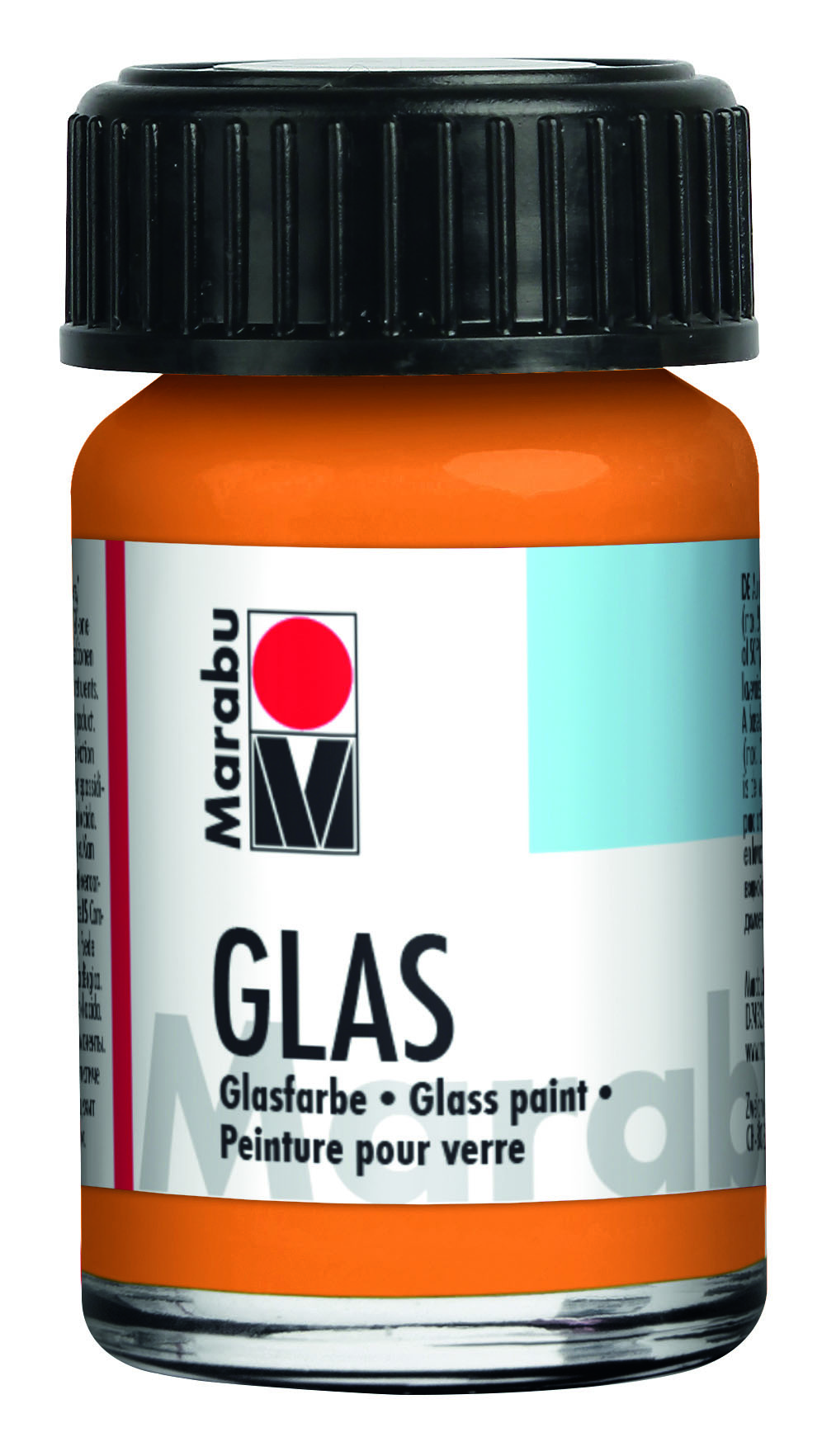 Transparente Glasmalfarbe, 15ml  auf Basis organischer Lösungsmittel Glasfarben