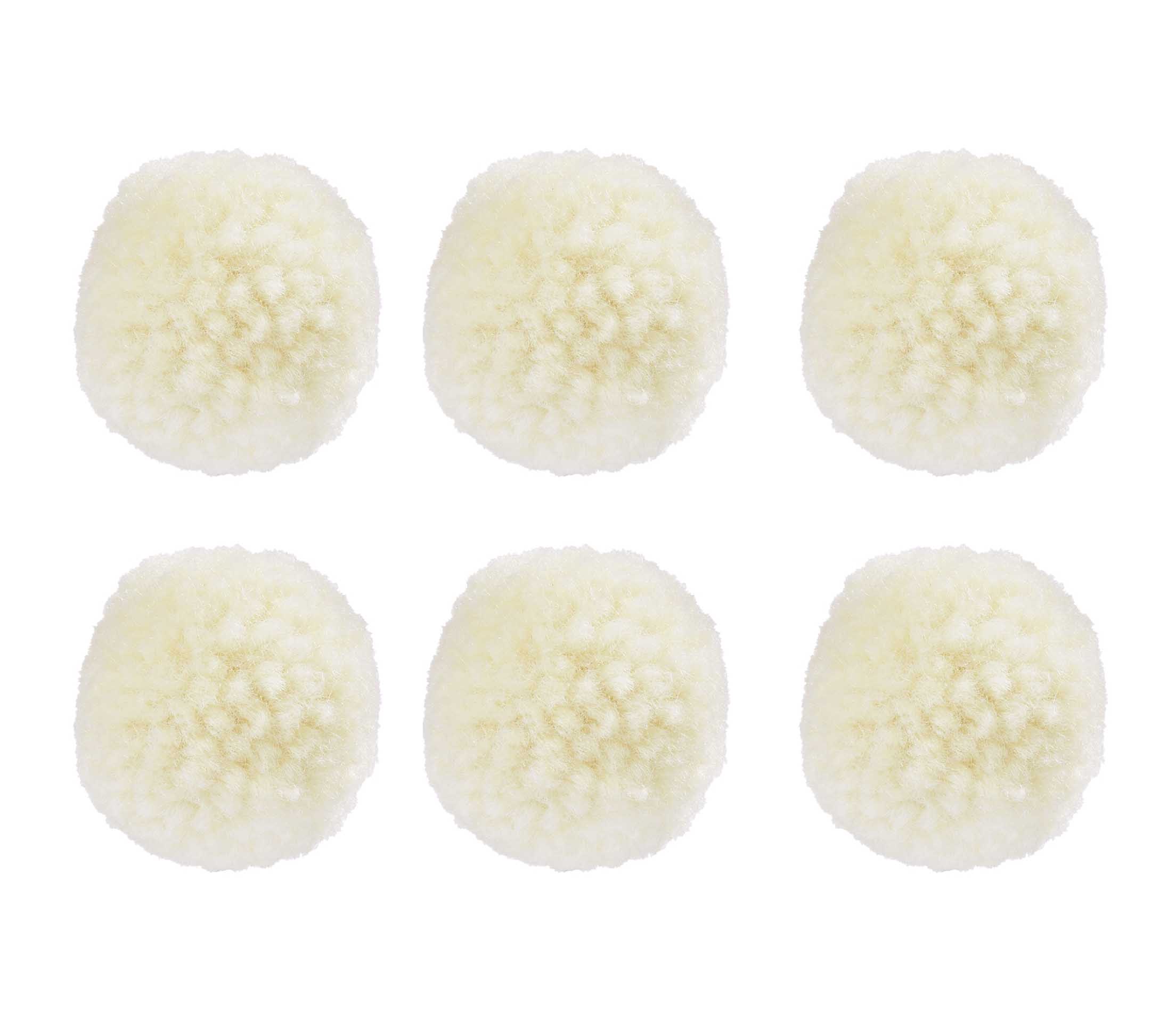 Woll-Pompons Pom Pom 30mm 6 Stück 