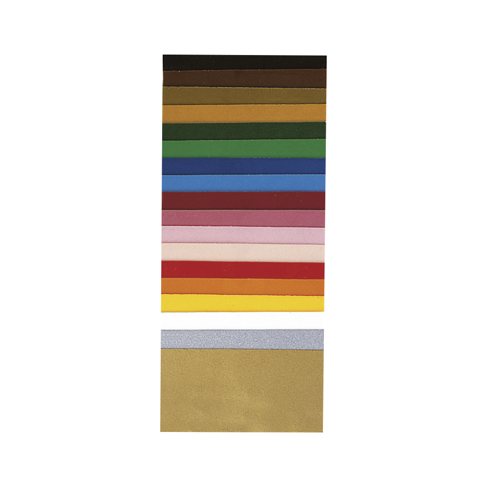 Wachsfolie 10 x 5 cm 18 Farben sortiert, Wachsplatten, Verzierwachs
