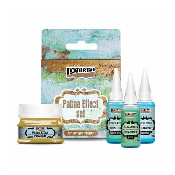 Patina Effekt Set Antik Kupfer 4 teilig