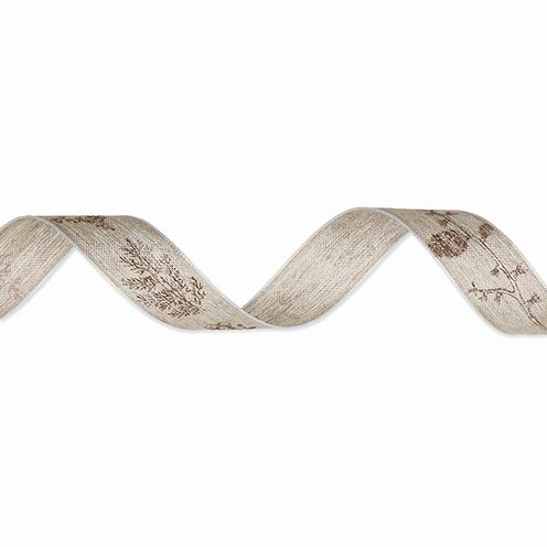 Drahtband Zweige 25 mm natur braun Drahtband Zweige 25 mm natur braun