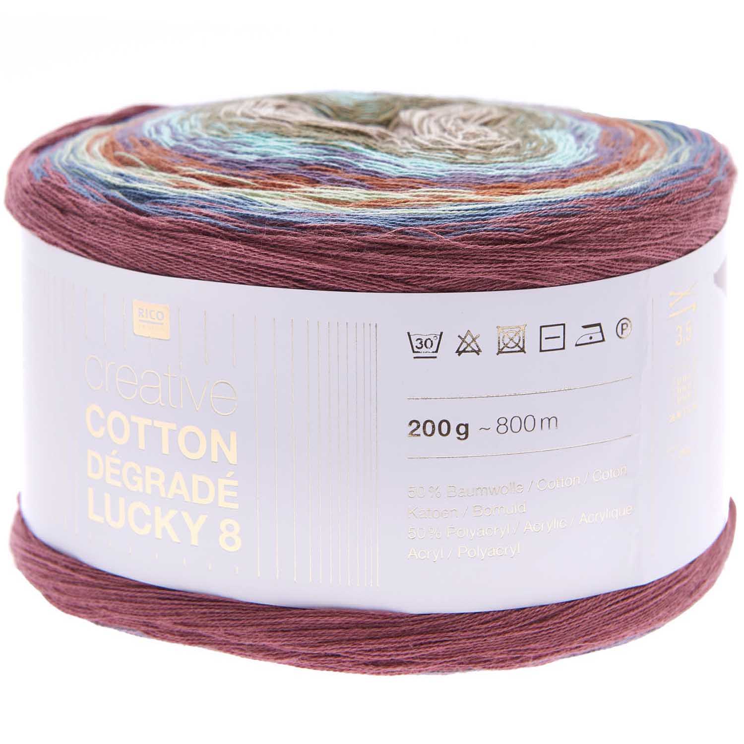 Creative Cotton Dégradé Lucky 8 50% CO 50% PAN 200g / 800m