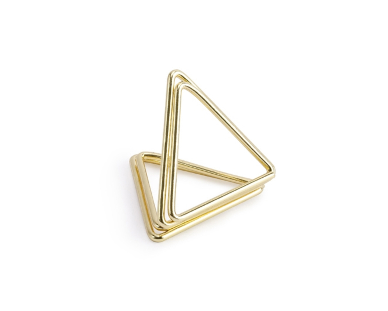Platzkartenhalter Dreieck gold 2,3cm 10 Stk. 