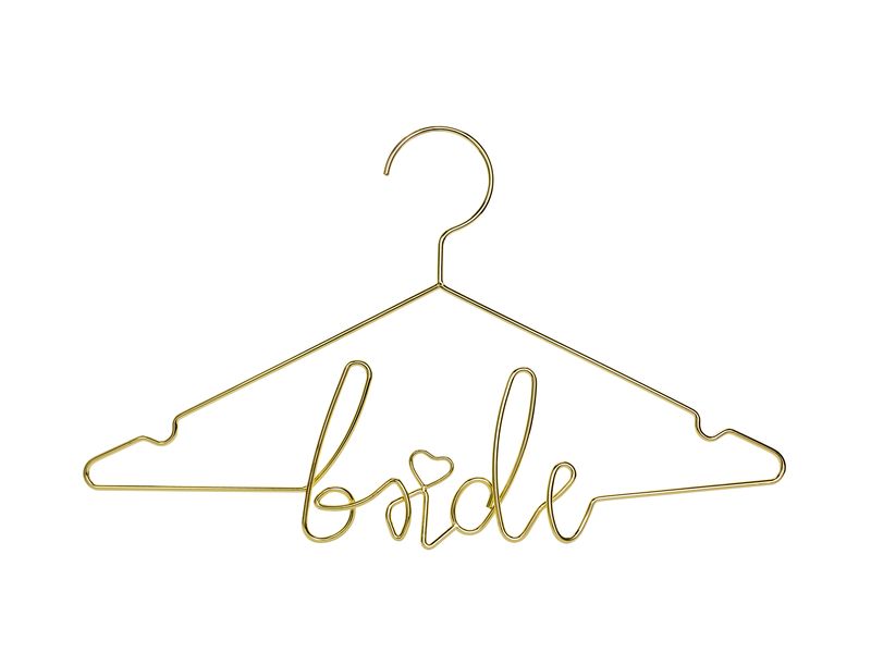 Hochzeits Kleiderbügel BRIDE Wedding Hanger 36x26cm