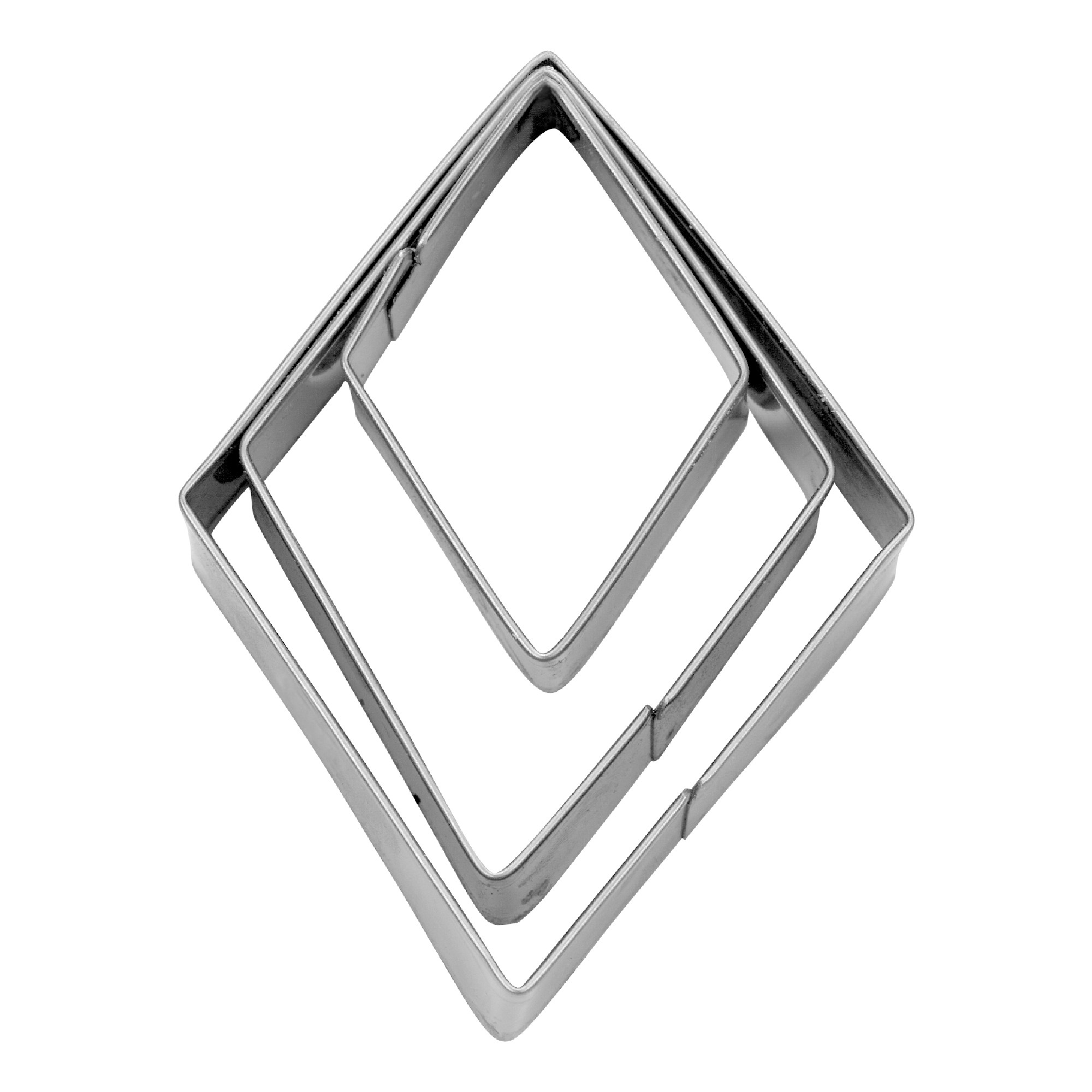 Ausstecherset Rhombus 3 tlg. 3,5und 7cm