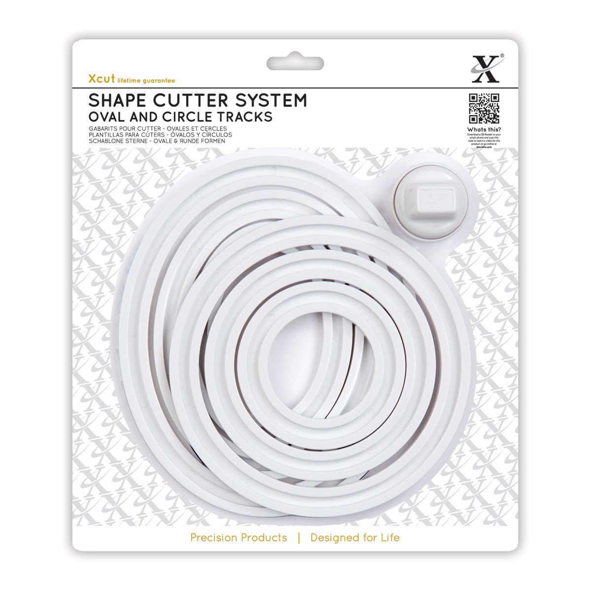 Shape Cutter System Kreisschneider Oval-Schneider 8 Teile 