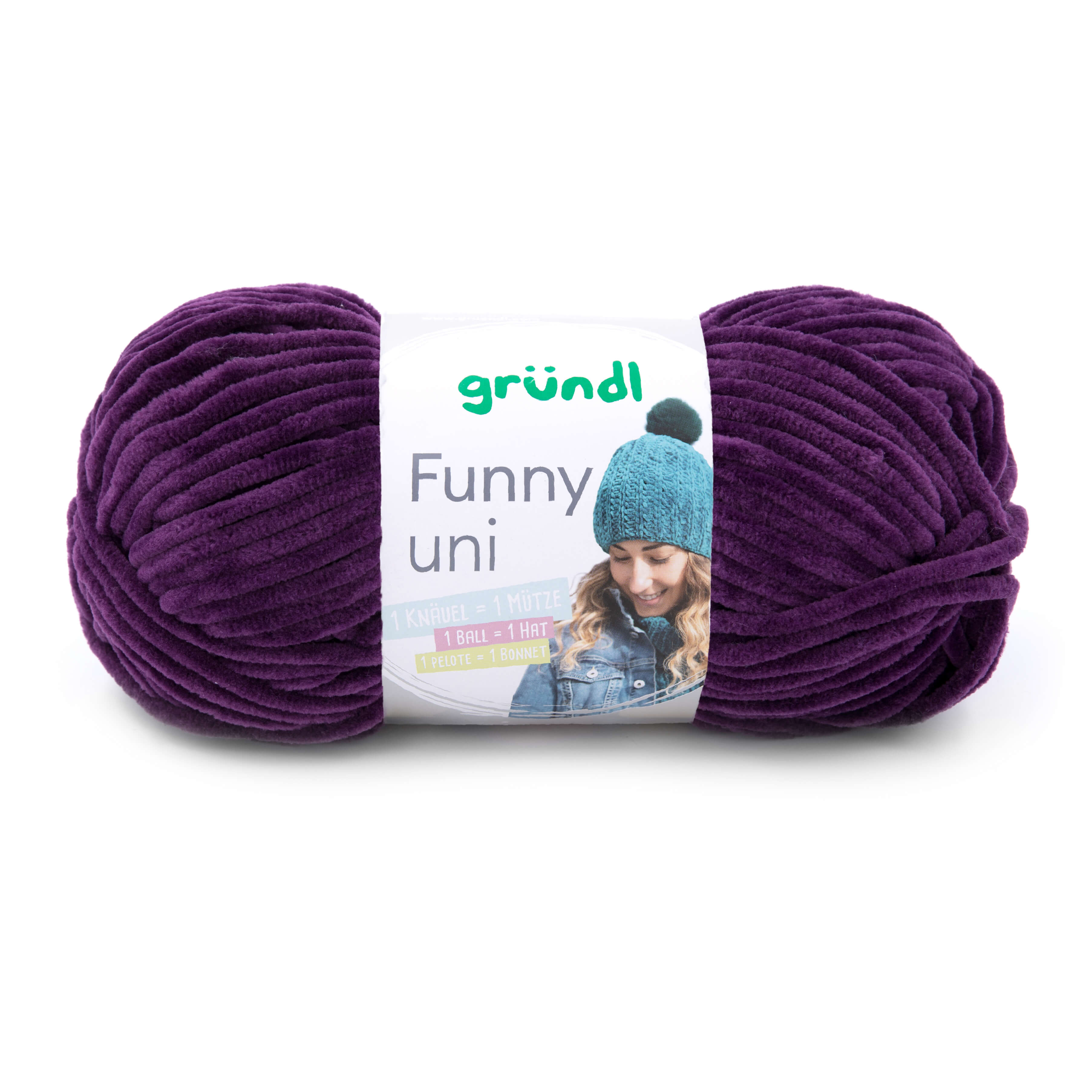Gründl Funny Uni Wolle Microfaser 100g/120m 100% Polyacryl Gründl Funny Uni Wolle Microfaser 100g/120m 100% Polyacryl