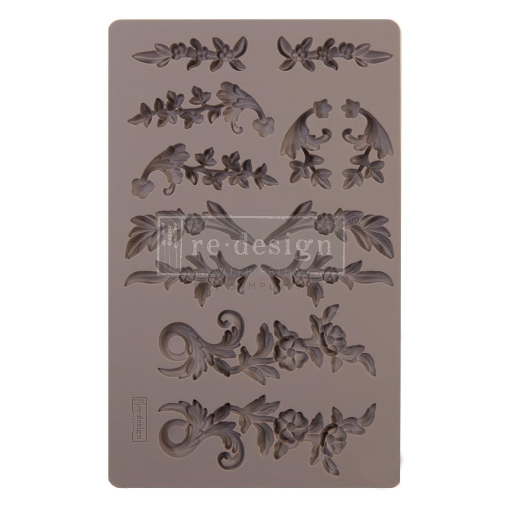 Silikon Pressform Delicate Floral 12,7x20,3cm