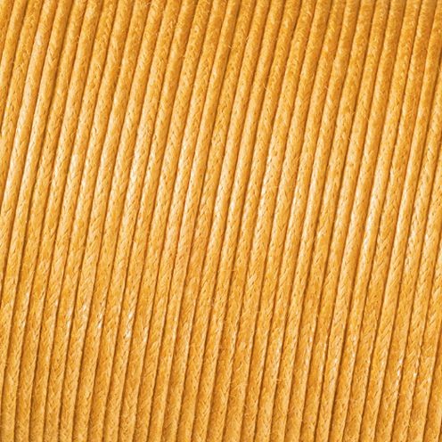 Kumihimo Baumwollkordel 1 mm dunkelgelb