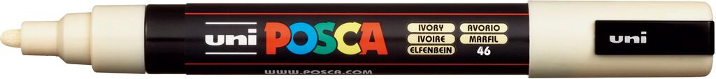 UNI POSCA Marker PC-5MC ELFENBEIN mittelfeine Spitze 1,8 - 2,5mm UNI POSCA Marker PC-5MC ELFENBEIN mittelfeine Spitze 1,8 - 2,5mm