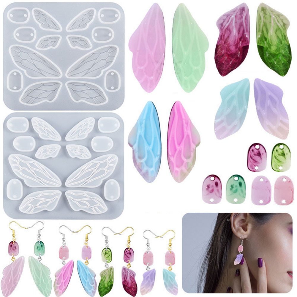 Silikonform Schmetterlingsflügel Libelle Feen Anhänger 96x85x4,5mm Silikonform Schmetterlingsflügel Libelle Feen Anhänger 96x85x4,5mm