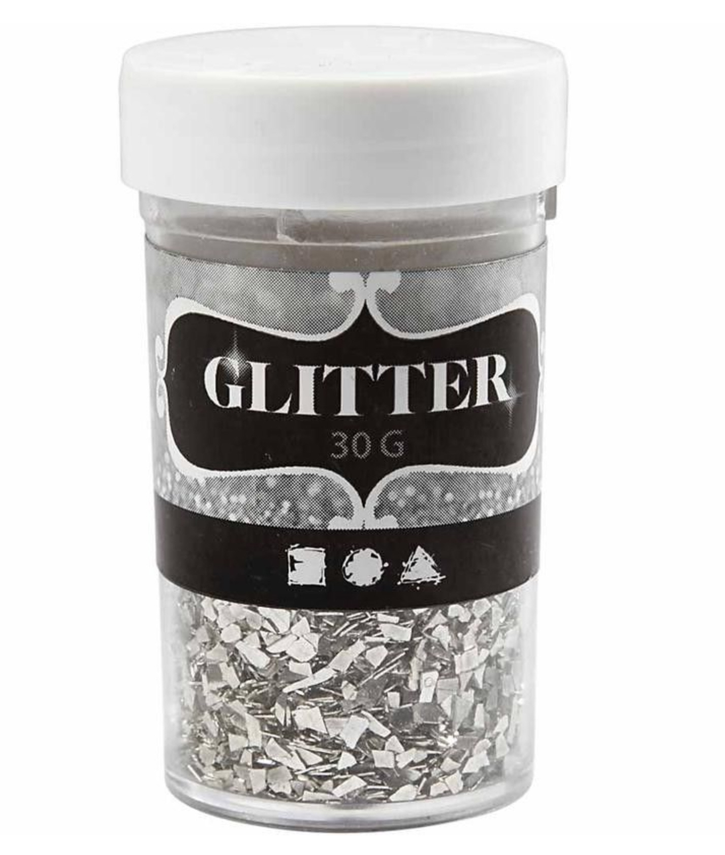 Glitter 1-3mm grob 30g Glimmer Flitter 