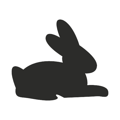 Hebel-Motivstanzer Hase Rabbit Puch Cutter 2,5cm