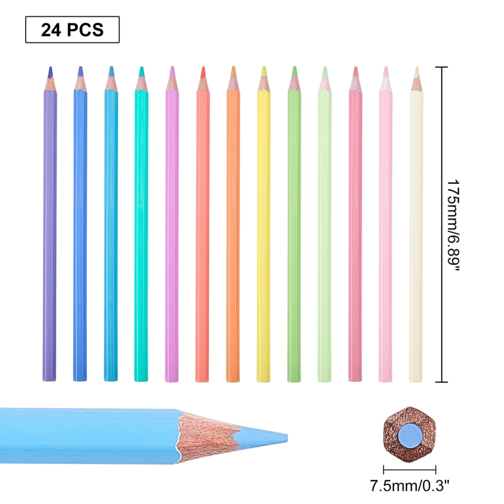 Buntstifte Farbstifte 24 Stück pastell Buntstifte Farbstifte 24 Stück pastell