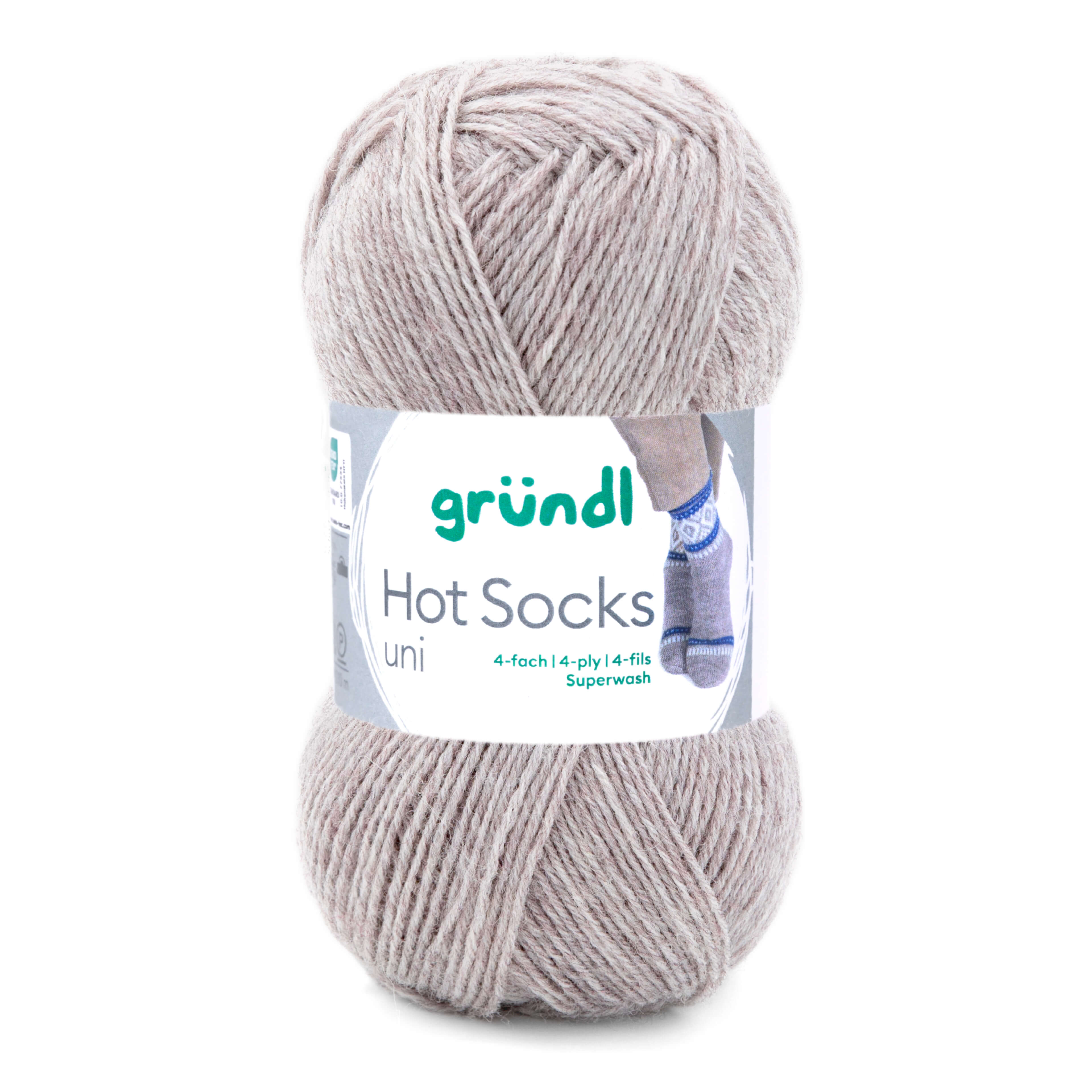 Hot Socks uni 50 Sockenwolle 4-fach superwash 50g/210m Hot Socks uni 50 Sockenwolle 4-fach superwash 50g/210m