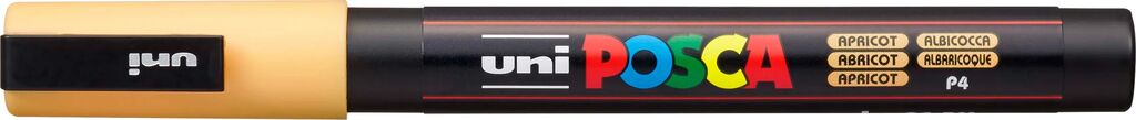 UNI POSCA Marker PC-3M APRICOT Rundspitze 0,9-1,3mm