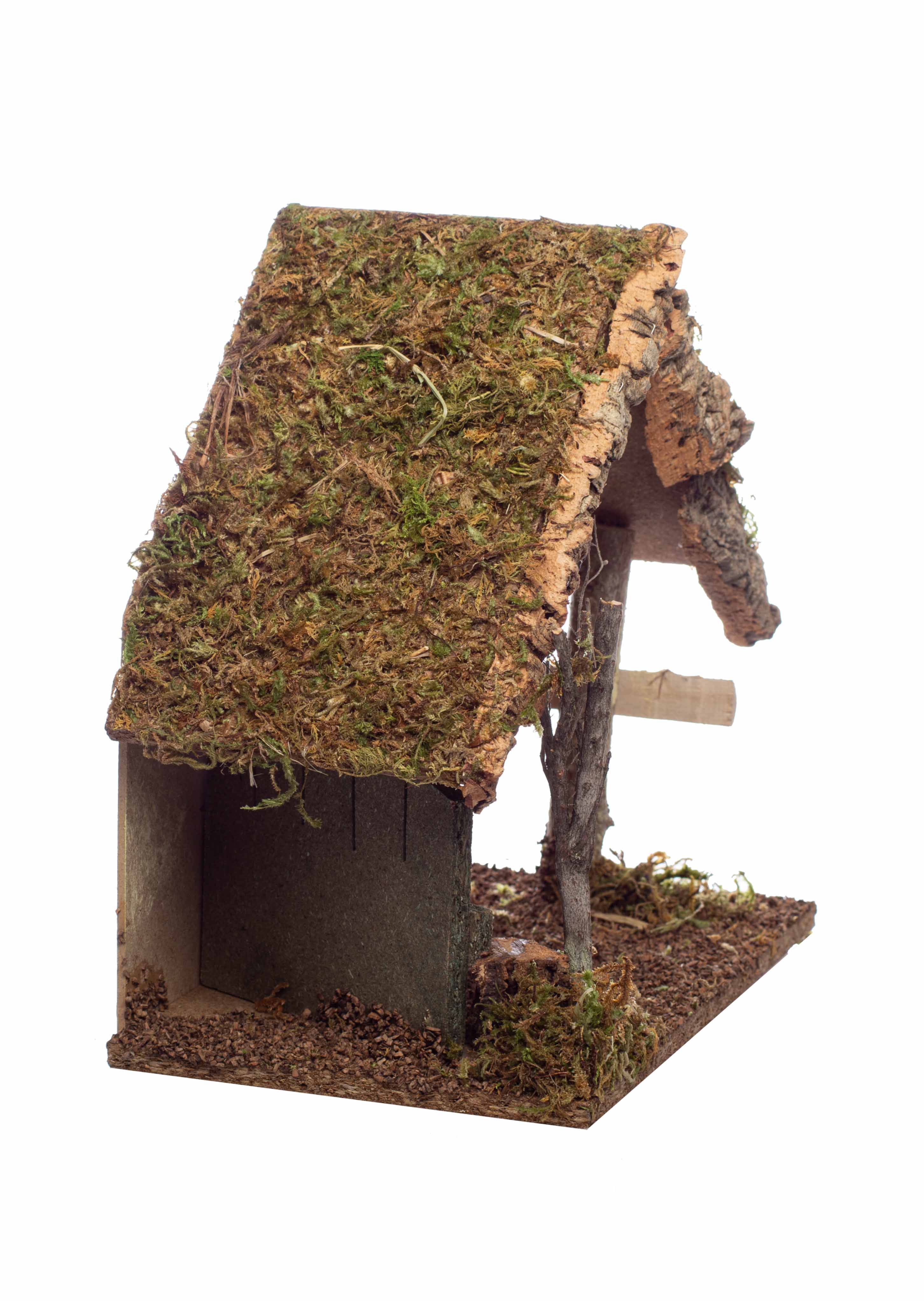 Krippenstall natur 30x18x26cm 