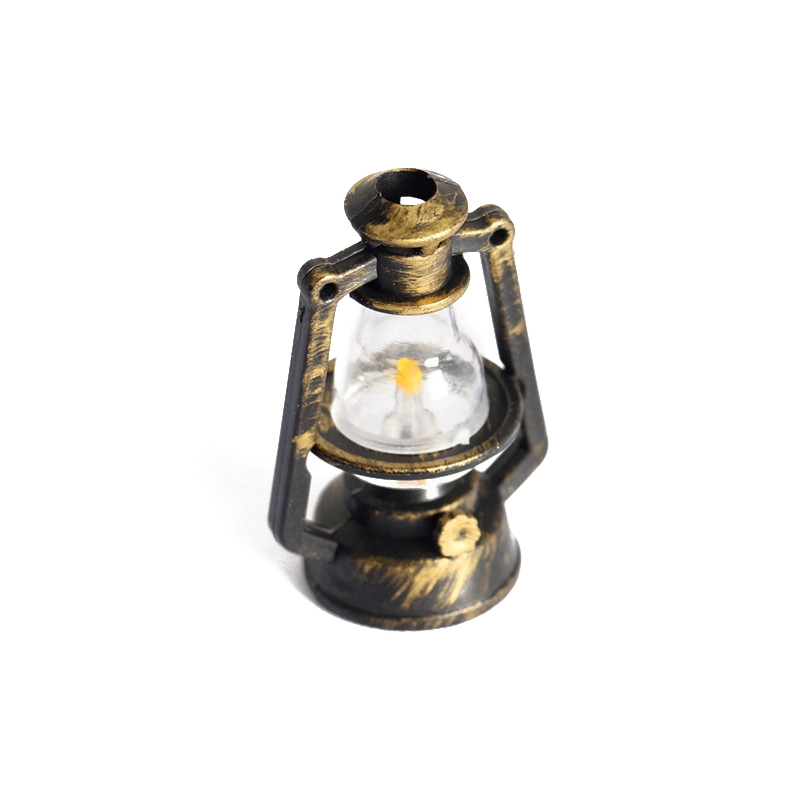 Miniatur-Petroleumlampe aus Kunststoff 37x54mm