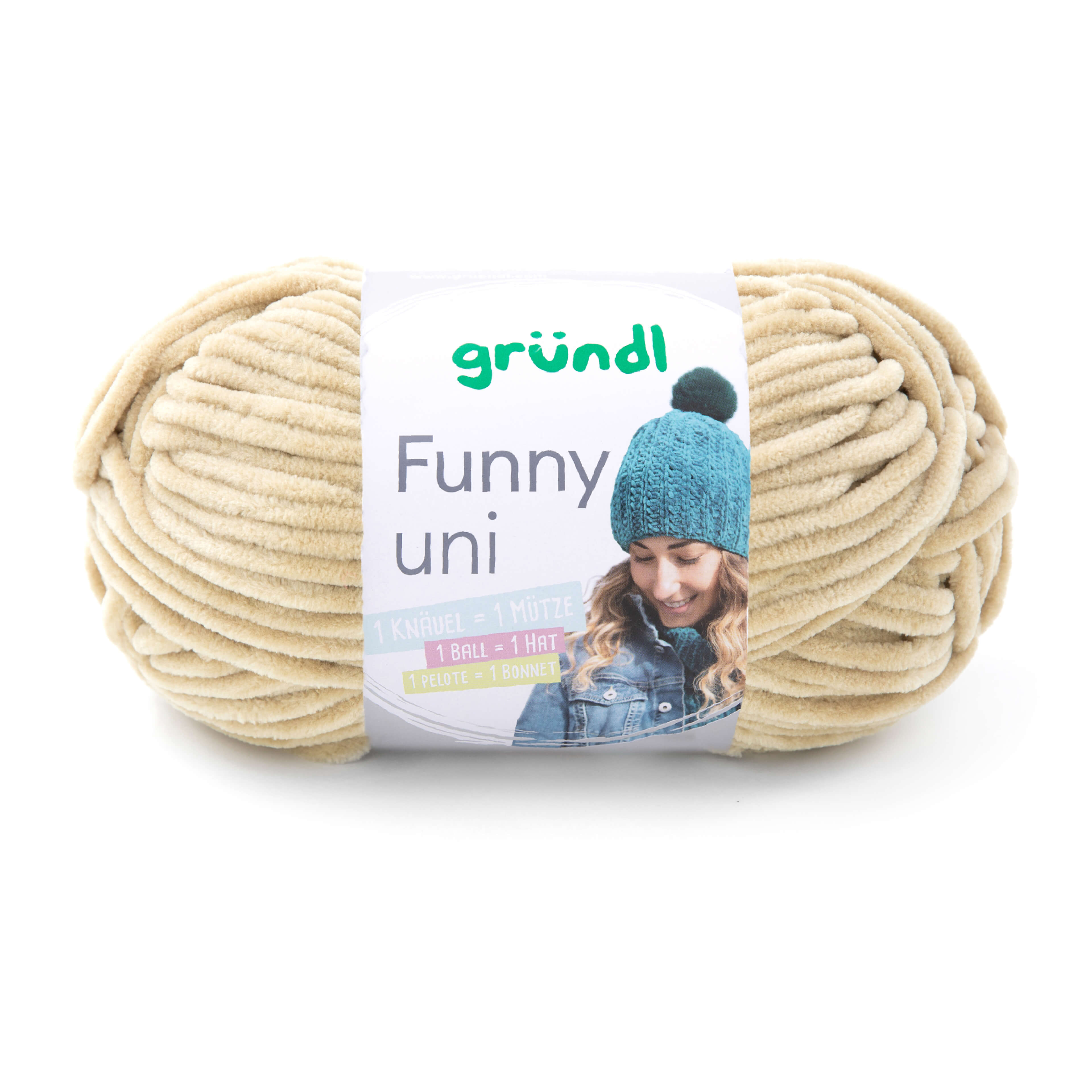 Gründl Funny Uni Wolle Microfaser 100g/120m 100% Polyacryl