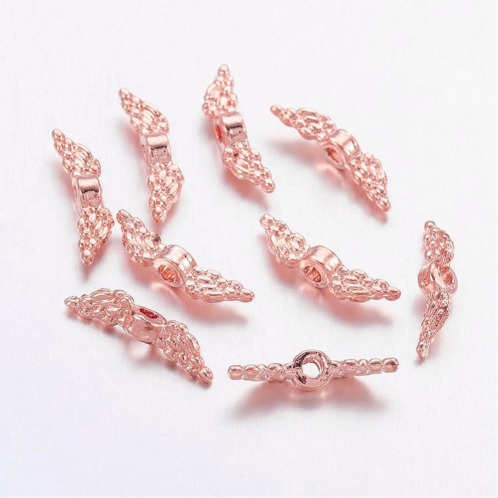 Micro Mini Metall Engelflügel 12x3mm, 20 Stück/Btl
