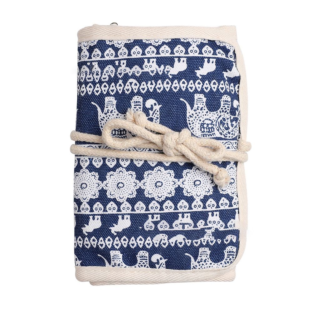 Häkelnadel-Etui blau– Organizer-Tasche für Strick- & Häkelzubehör aus Stoff 19x12cm Häkelnadel-Etui blau– Organizer-Tasche für Strick- & Häkelzubehör aus Stoff 19x12cm